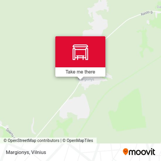 Карта Margionys
