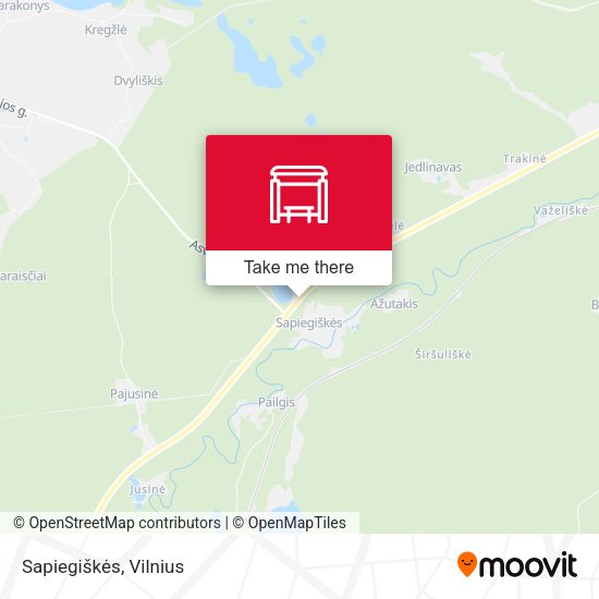 Карта Sapiegiškės