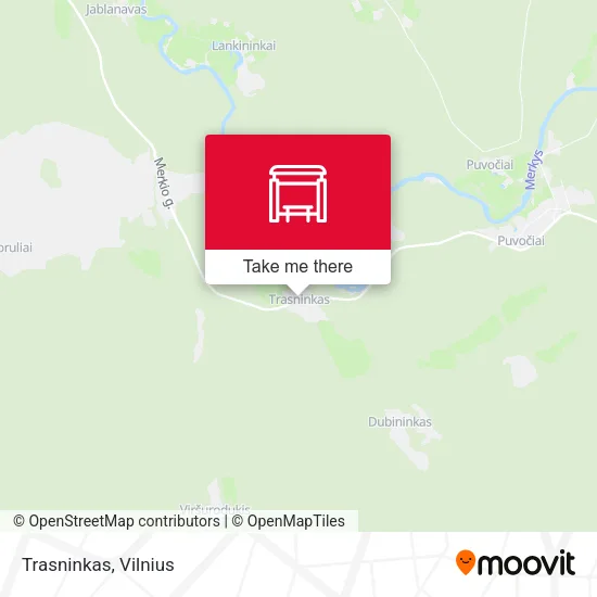 Карта Trasninkas