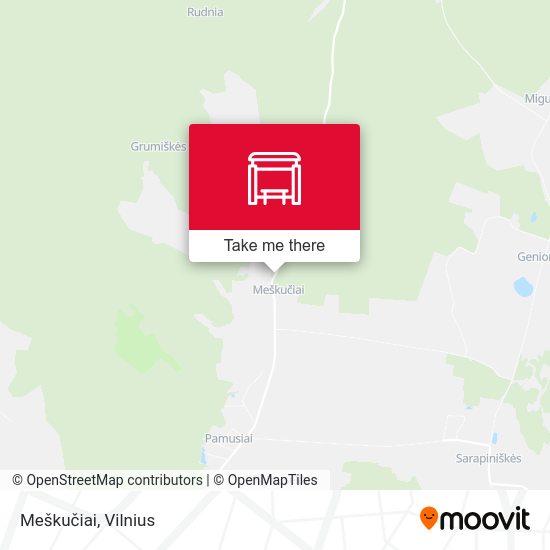 Карта Meškučiai