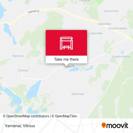 Карта Varnėnai