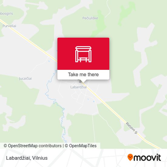 Карта Labardžiai