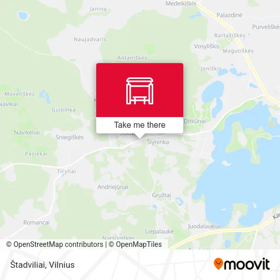 Карта Štadviliai
