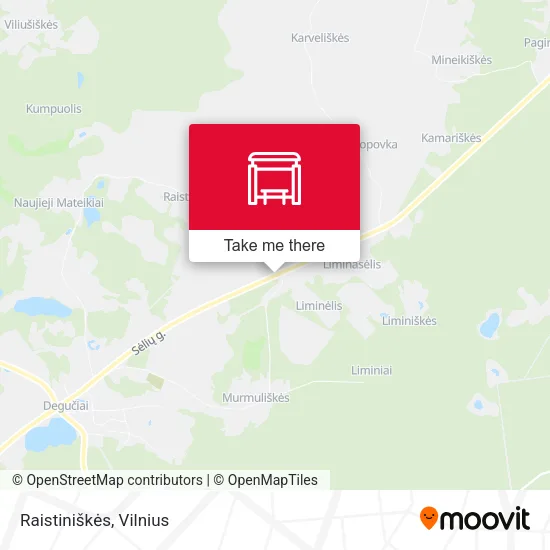 Карта Raistiniškės