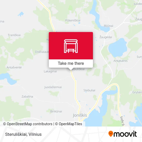 Карта Steruliškiai