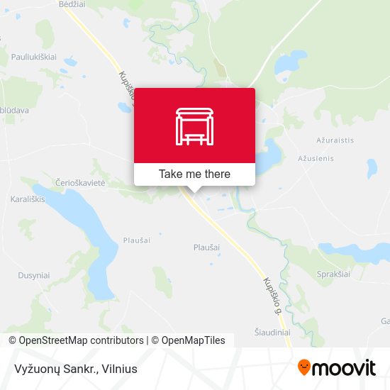 Карта Vyžuonų Sankr.