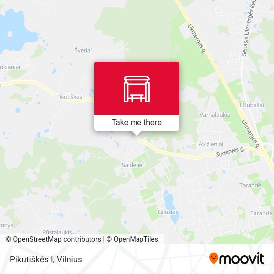 Карта Pikutiškės I