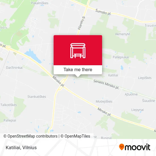 Карта Katiliai