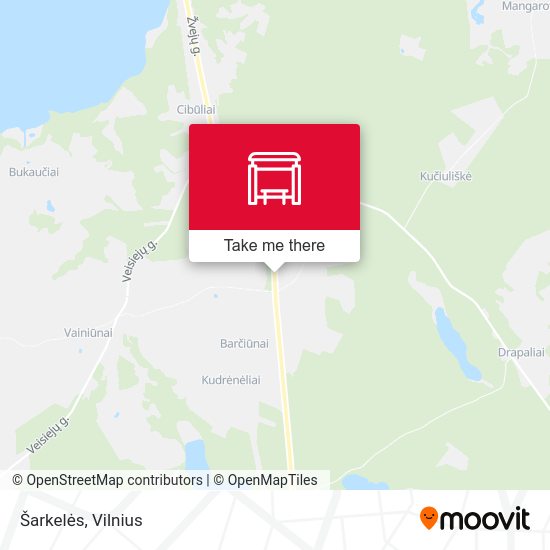 Карта Šarkelės
