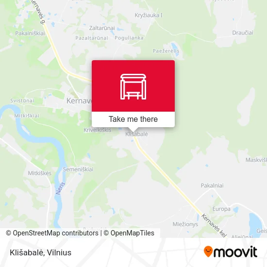Карта Klišabalė
