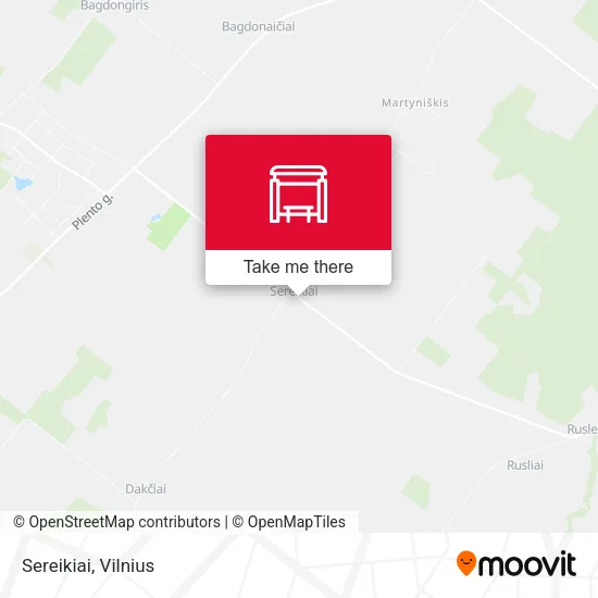 Карта Sereikiai