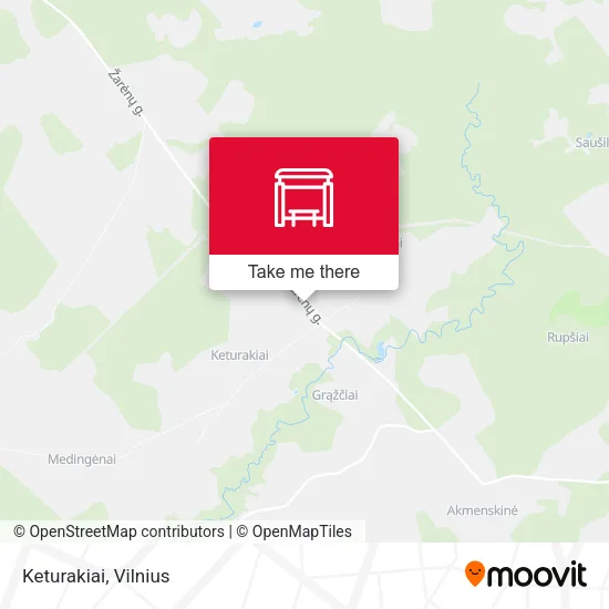 Карта Keturakiai
