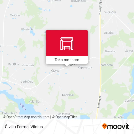 Карта Čivilių Ferma