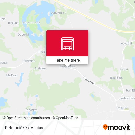 Карта Petrauciškės