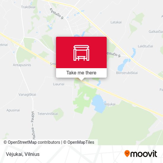 Карта Vėjukai
