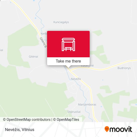 Карта Nevėžis