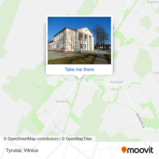 Карта Tyruliai