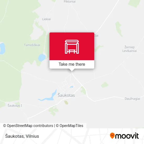 Карта Šaukotas