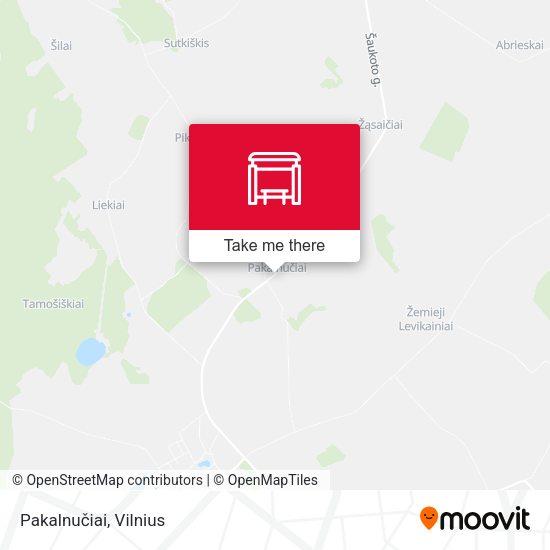 Карта Pakalnučiai