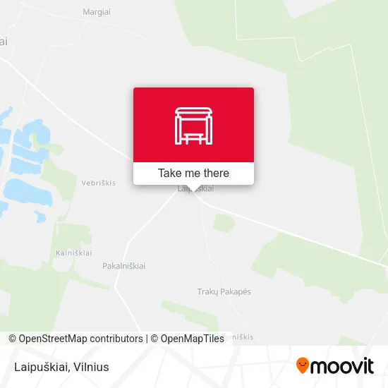 Карта Laipuškiai
