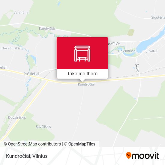 Карта Kundročiai