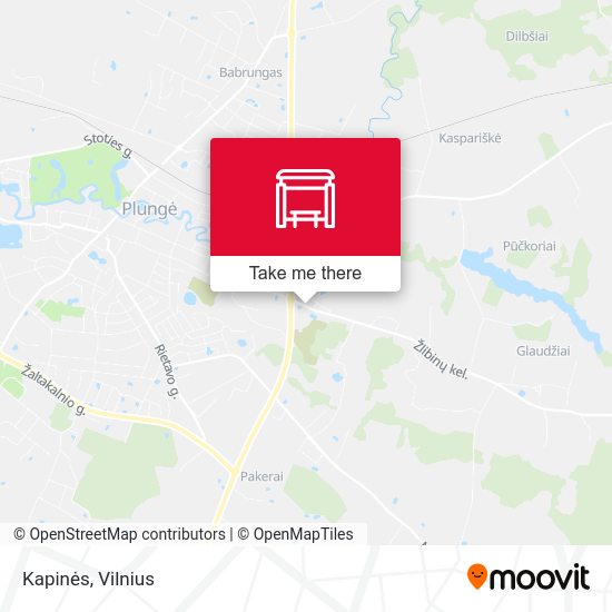 Карта Kapinės