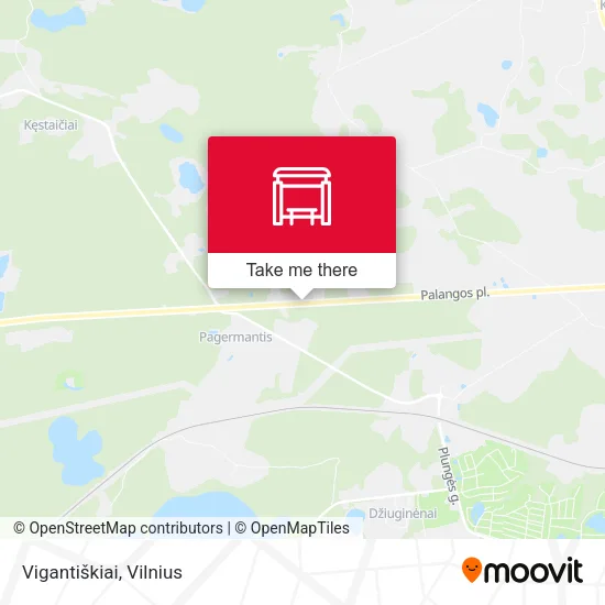 Карта Vigantiškiai