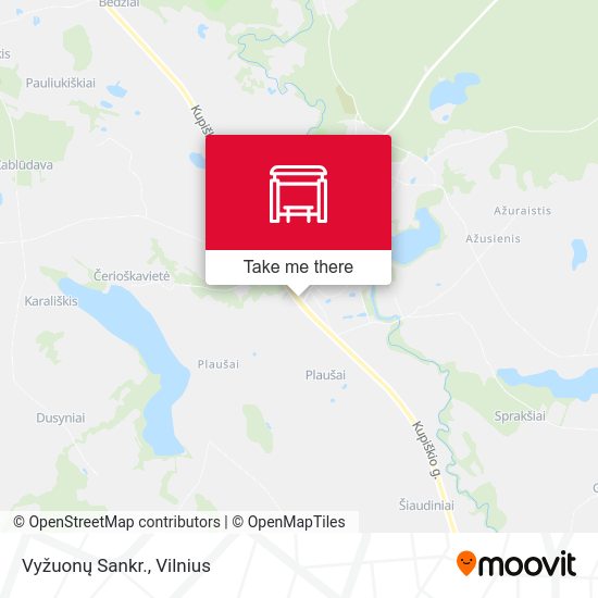 Карта Vyžuonų Sankr.