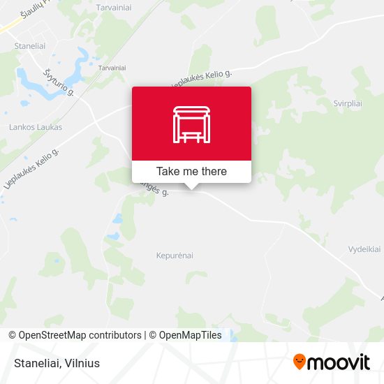 Карта Staneliai