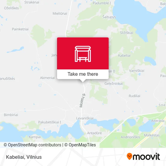 Карта Kabeliai