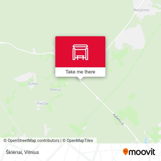 Карта Šklėriai