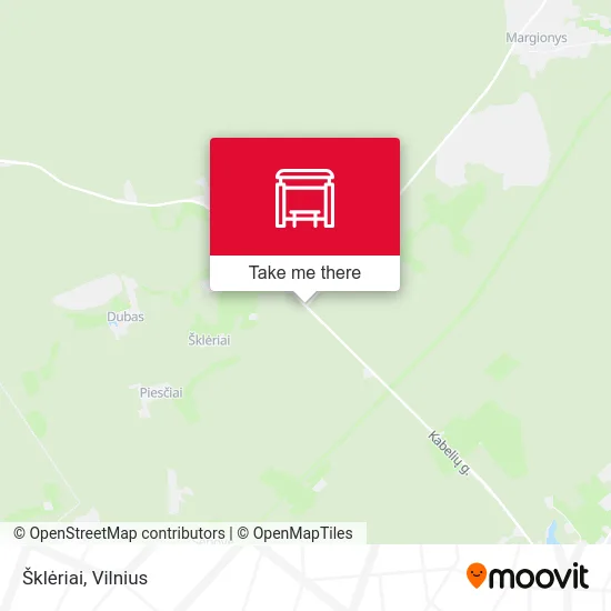 Карта Šklėriai