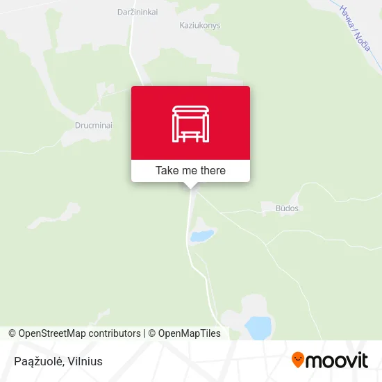 Карта Paąžuolė