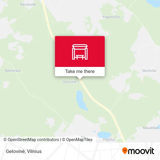 Карта Gelovinė