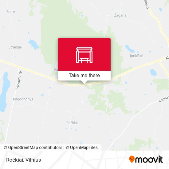 Карта Ročkiai