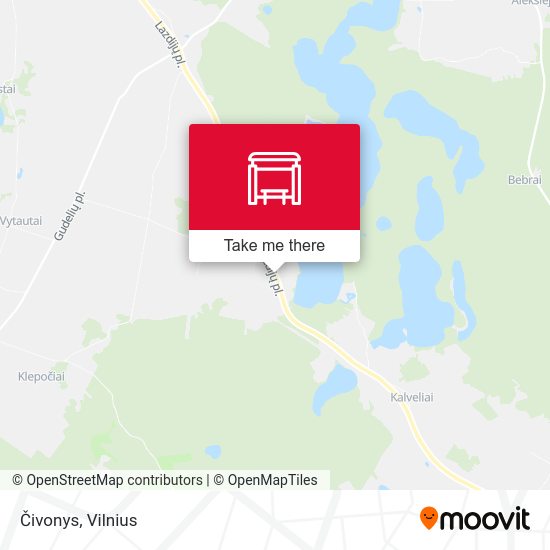 Карта Čivonys