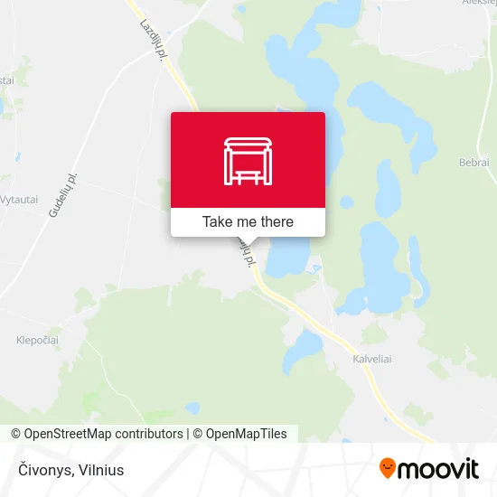 Карта Čivonys