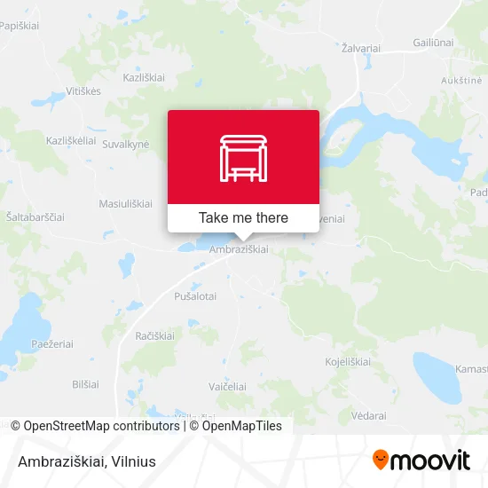 Карта Ambraziškiai