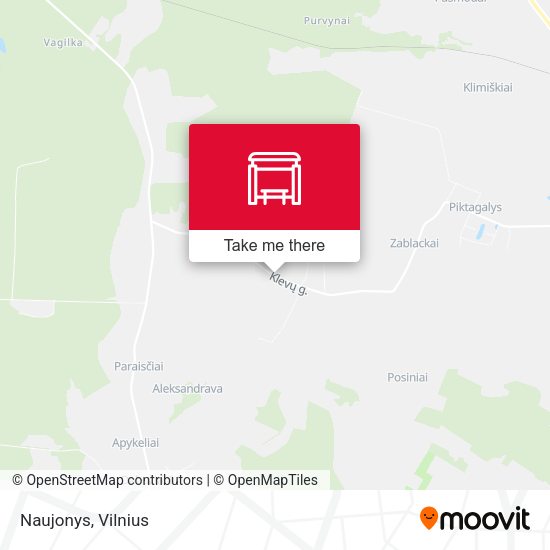 Карта Naujonys