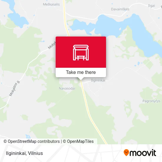 Карта Ilgininkai