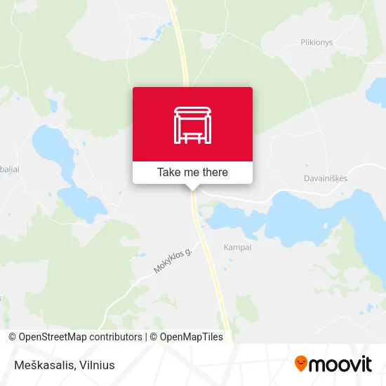Карта Meškasalis