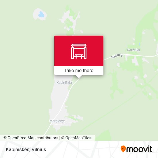 Карта Kapiniškės