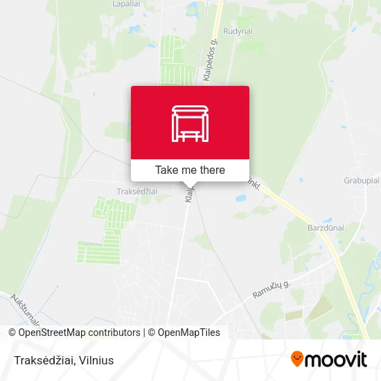 Карта Traksėdžiai