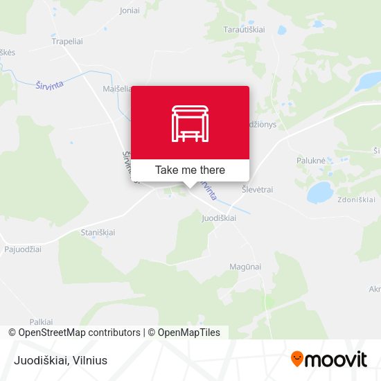 Карта Juodiškiai