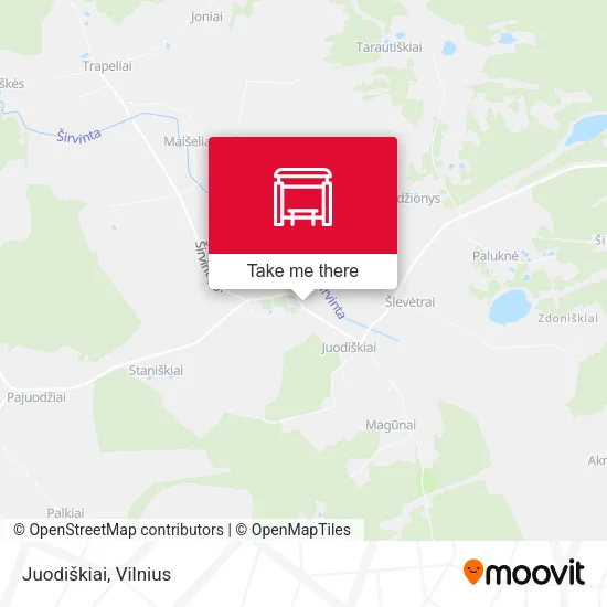 Карта Juodiškiai
