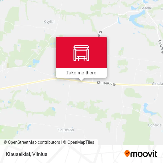 Карта Klauseikiai