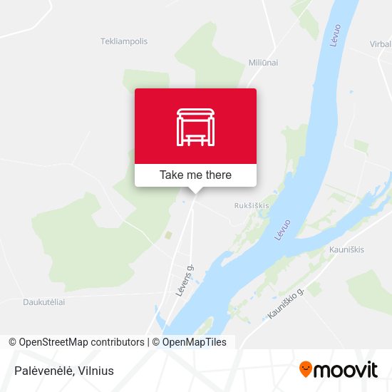 Карта Palėvenėlė