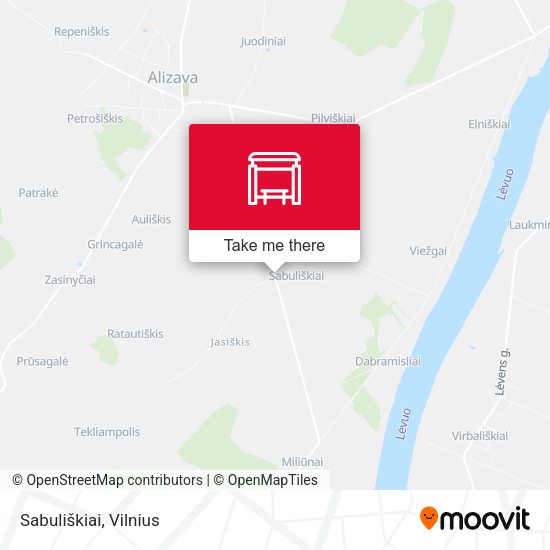 Карта Sabuliškiai