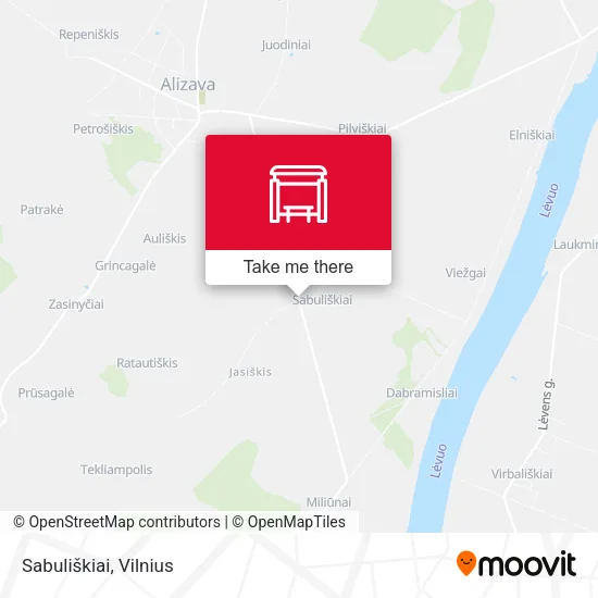 Карта Sabuliškiai
