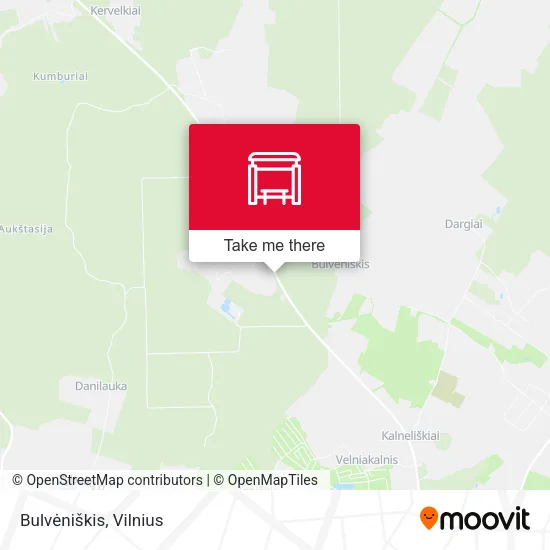 Карта Bulvėniškis